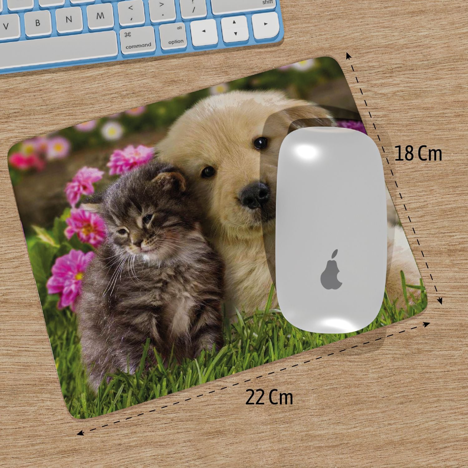 Tappetino Mouse Pad personalizzato con testo e foto , logo , grafica - tappetino mouse personalizzabile - 100% made in italy