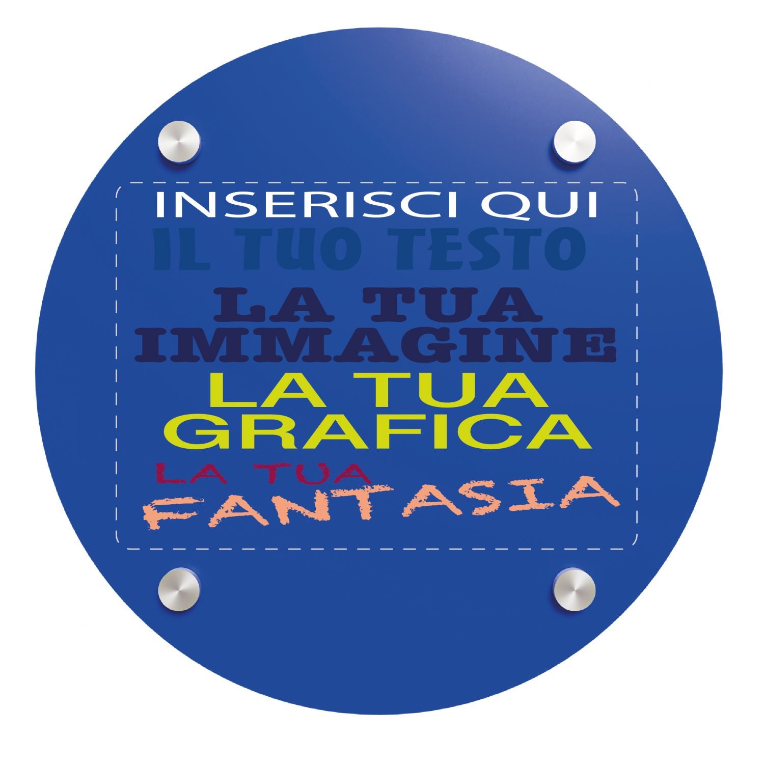 Targa in plexiglass personalizzata - targa fuoriporta in plexiglass 3mm personalizzata - in dotazione distanziali per il montaggio - 100% made in italy