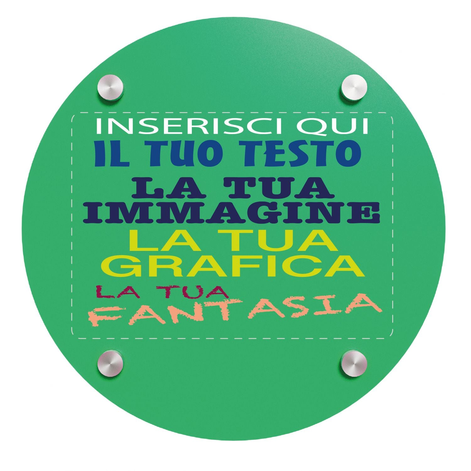 Targa in plexiglass personalizzata - targa fuoriporta in plexiglass 3mm personalizzata - in dotazione distanziali per il montaggio - 100% made in italy