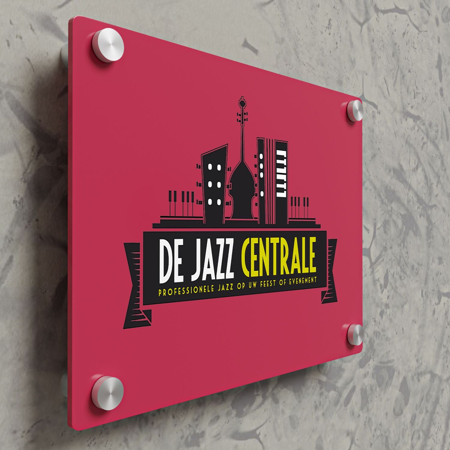 Targa in plexiglass personalizzata - targa fuoriporta in plexiglass 3mm personalizzata - in dotazione distanziali per il montaggio - 100% made in italy