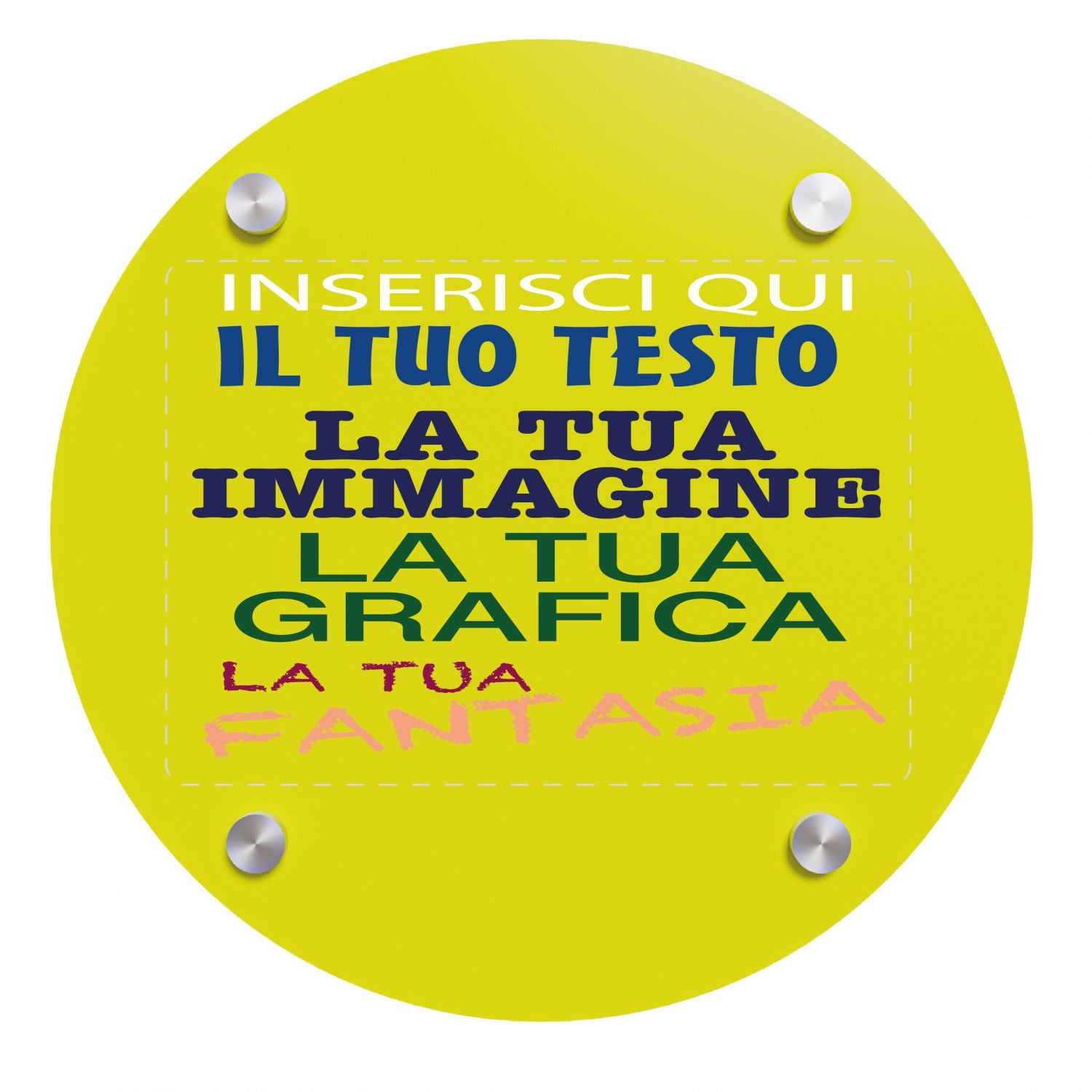 Targa in plexiglass personalizzata - targa fuoriporta in plexiglass 3mm personalizzata - in dotazione distanziali per il montaggio - 100% made in italy