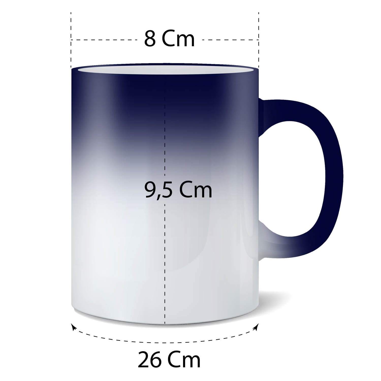 Tazza magica personalizzata con foto , testo o logo - Tazza Termica Personalizzabile - ideale per feste , compleanni e occasioni - 100% made in italy