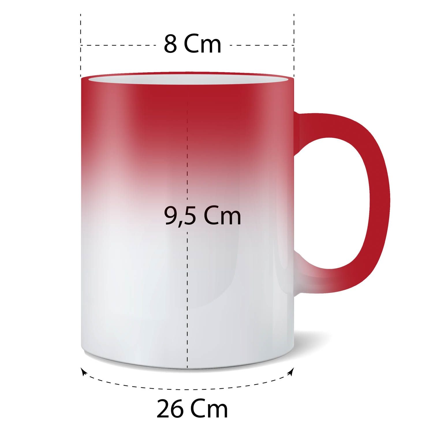 Tazza magica personalizzata con foto , testo o logo - Tazza Termica Personalizzabile - ideale per feste , compleanni e occasioni - 100% made in italy