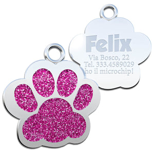 Targhetta personalizzata - incisione laser - ciondolo personalizzato - portachiavi personalizzato - Medagliette per Cani e Gatti Personalizzate - Pendente con Testo, ideale come regalo Made in Italy