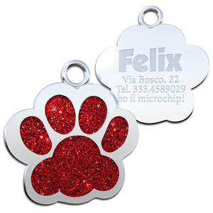Targhetta personalizzata - incisione laser - ciondolo personalizzato - portachiavi personalizzato - Medagliette per Cani e Gatti Personalizzate - Pendente con Testo, ideale come regalo Made in Italy
