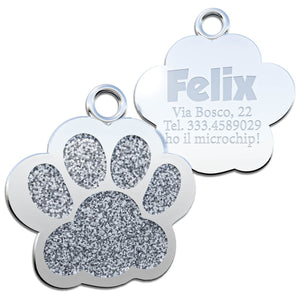 Targhetta personalizzata - incisione laser - ciondolo personalizzato - portachiavi personalizzato - Medagliette per Cani e Gatti Personalizzate - Pendente con Testo, ideale come regalo Made in Italy