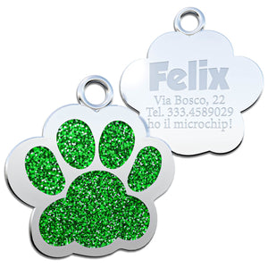 Targhetta personalizzata - incisione laser - ciondolo personalizzato - portachiavi personalizzato - Medagliette per Cani e Gatti Personalizzate - Pendente con Testo, ideale come regalo Made in Italy