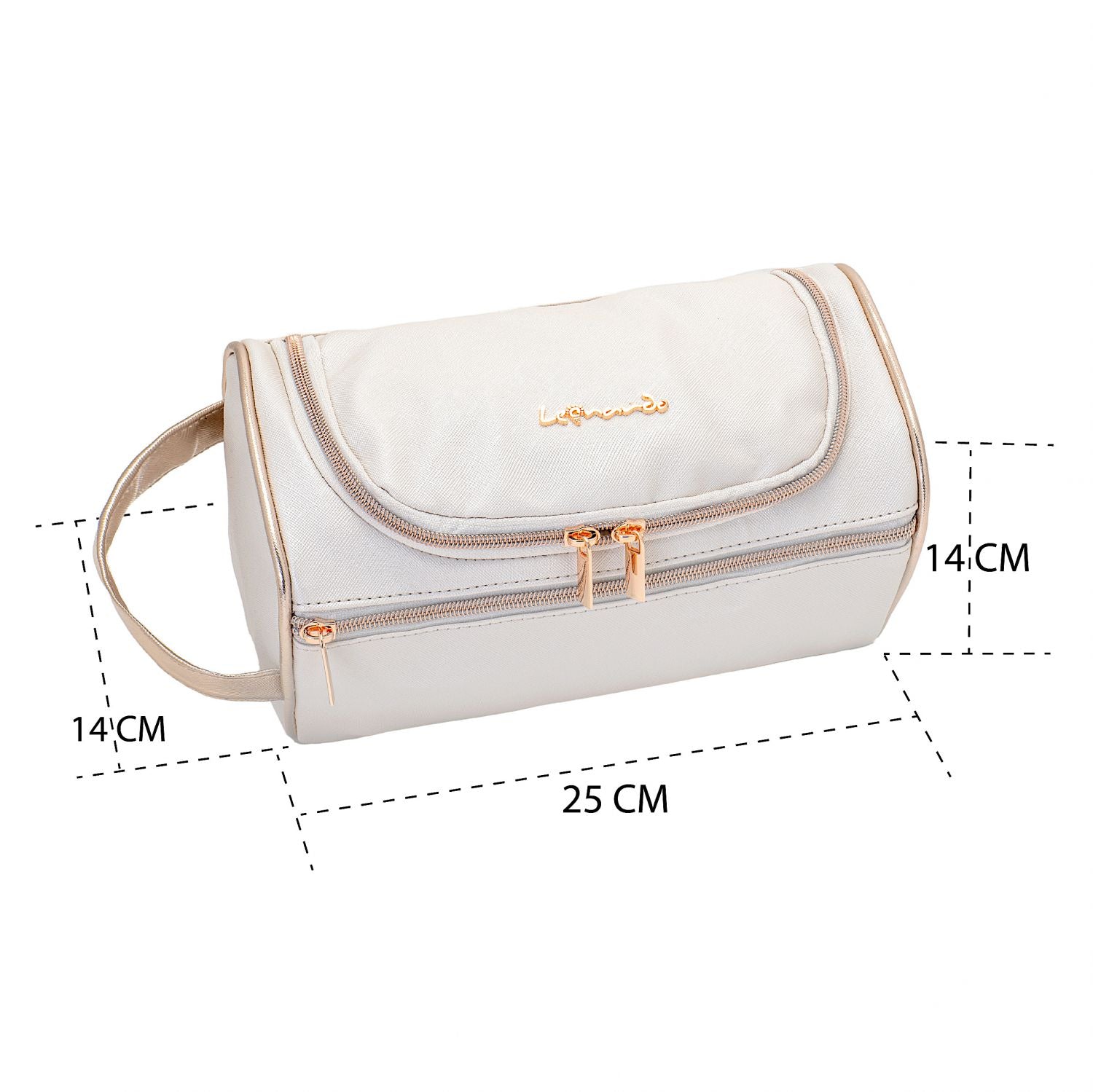 Leonardo Pochette personalizzata uomo donna - Borsa Bagno e da Viaggio - Porta trucchi personalizzabile per Makeup e Cosmetici
