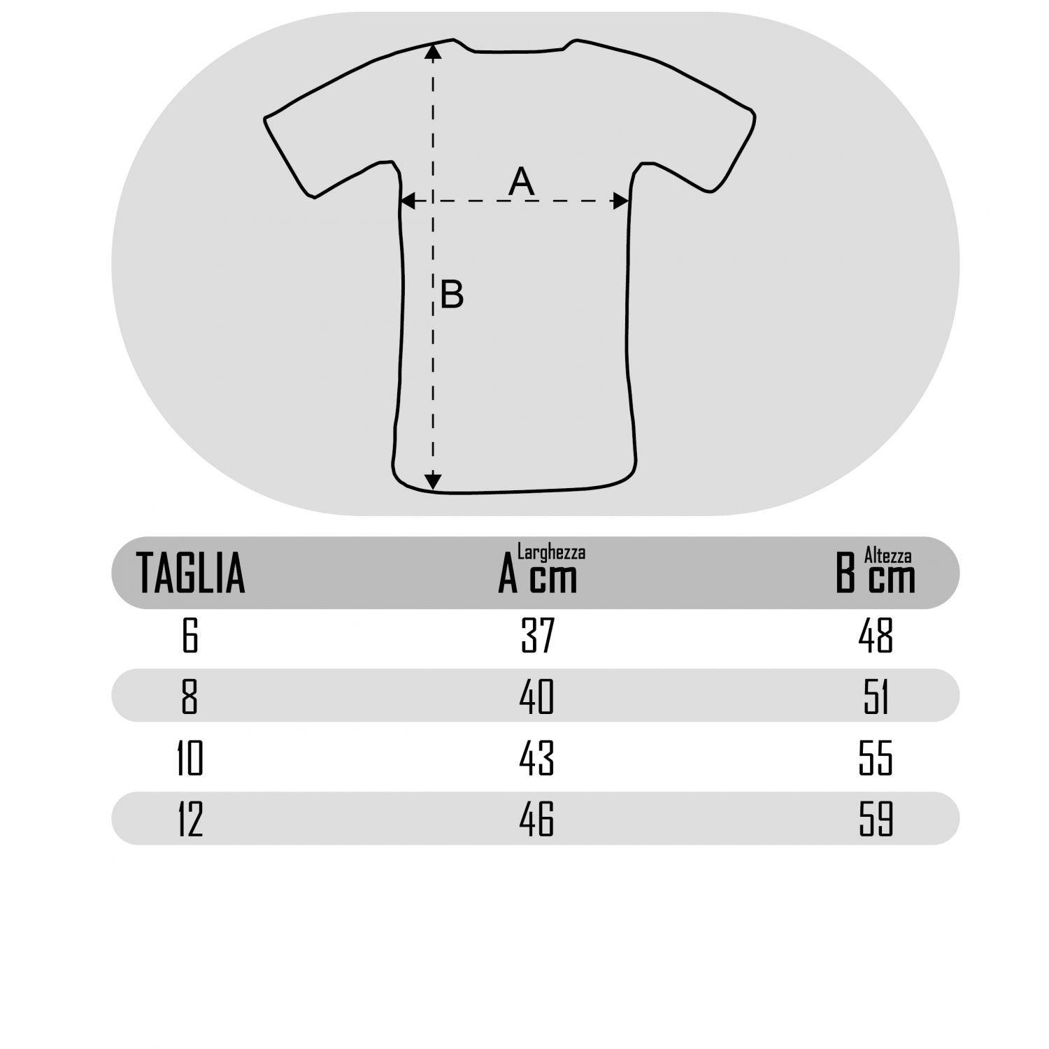 T-shirt cotone personalizzabile Bambino - Bambina con stampa personalizzata su richiesta 100% made in italy