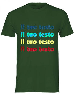 T-shirt cotone personalizzata , maglia unisex personalizzata con materiali premium , shirt per uomo donna , maglietta personalizzata