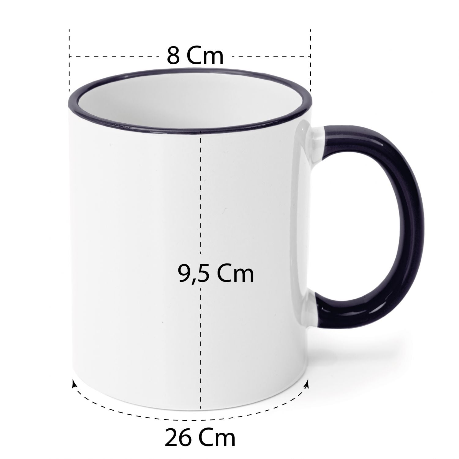 Tazza in ceramica personalizzata - personalizza la tua tazza con testi , loghi , grafiche , immagini e tanto altro - ideale per regalo e altro - 100% Made in Italy.