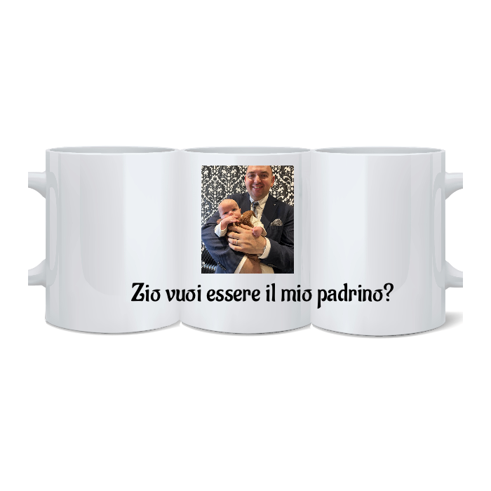 Tazza magica personalizzata con foto , testo o logo - Tazza Termica Personalizzabile - ideale per feste , compleanni e occasioni - 100% made in italy