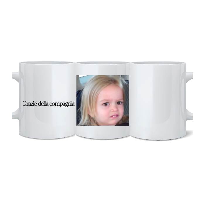Tazza in ceramica personalizzata - personalizza la tua tazza con testi , loghi , grafiche , immagini e tanto altro - ideale per regalo e altro - 100% Made in Italy.