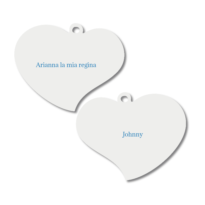 Collana personalizzata con nome , iniziali - collana personalizzabile incisione laser , iniziali , nome - ideale per regalo , san Valentino , festa della mamma - 100% made in italy