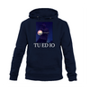 Felpa con cappuccio personalizzata - felpa personalizzabile con cappuccio uomo donna cotone tinta unita - con testo - foto e grafiche personalizzate
