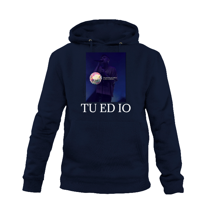 Felpa con cappuccio personalizzata - felpa personalizzabile con cappuccio uomo donna cotone tinta unita - con testo - foto e grafiche personalizzate