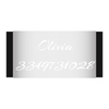 Targhetta Cane Personalizzata - Targhetta in silicone Personalizzabile con incisione laser - ideale per collari , borse , zaini ecc - 100% made in italy
