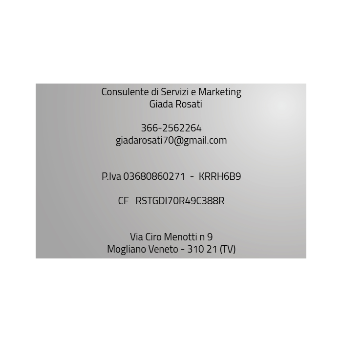 Card metallica personalizzata incisa - biglietto da visita inciso - spessore 0,2 mm - 100% made in italy