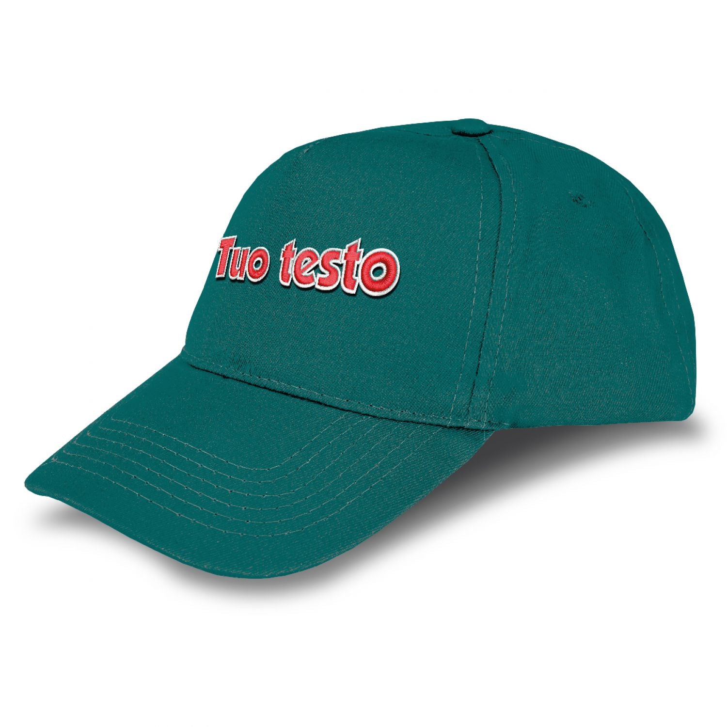 Cappello ricamato personalizzato - ricama il tuo cappello personalizzabile - 100% cotone - taglia unica - uomo-donna - ideale per feste, regalo, scuola, gite e uso quotidiano.