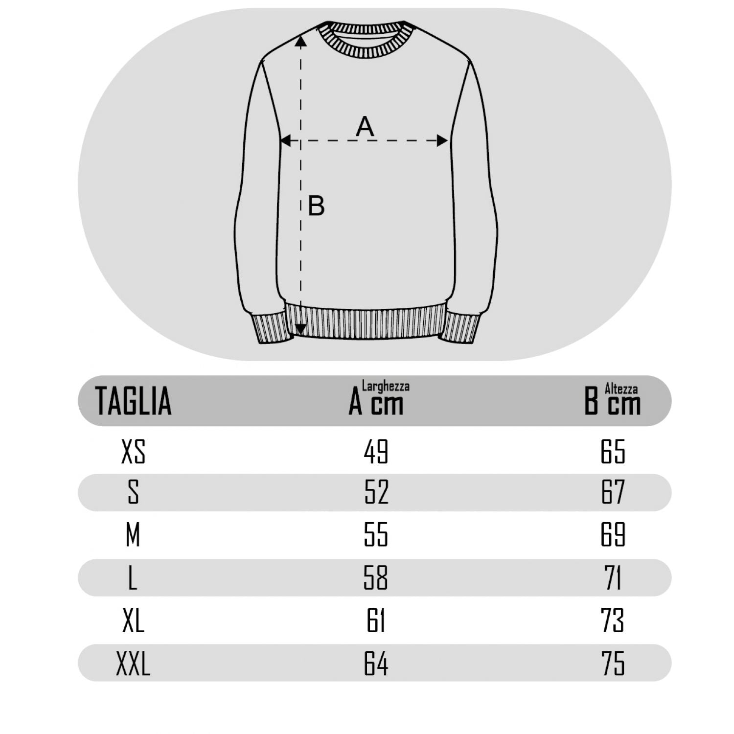 Felpa personalizzata - felpa personalizzabile girocollo uomo donna cotone tinta unita - con testo - foto e grafiche personalizzate