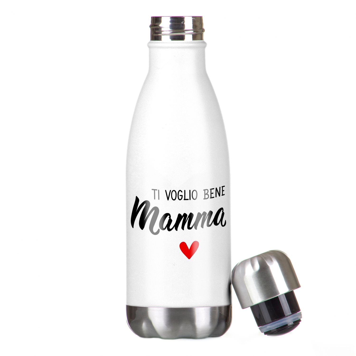 Borraccia personalizzata - Borraccia termica acciaio inox 500ml personalizzata - personalizza ora con immagini, testi o nomi