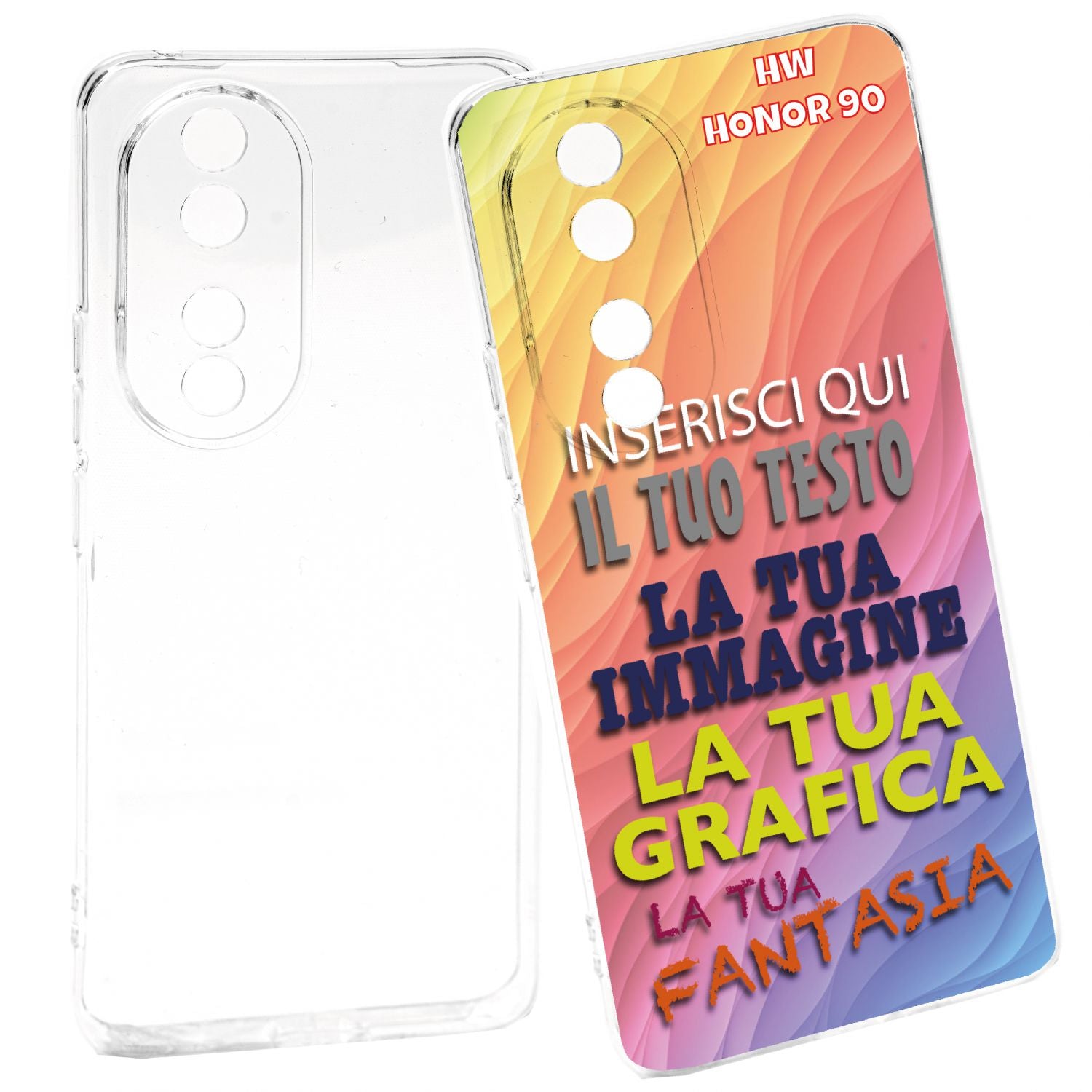 Cover personalizzata - personalizza ora la tua cover con testi , loghi e o immagini - 100% made in italy
