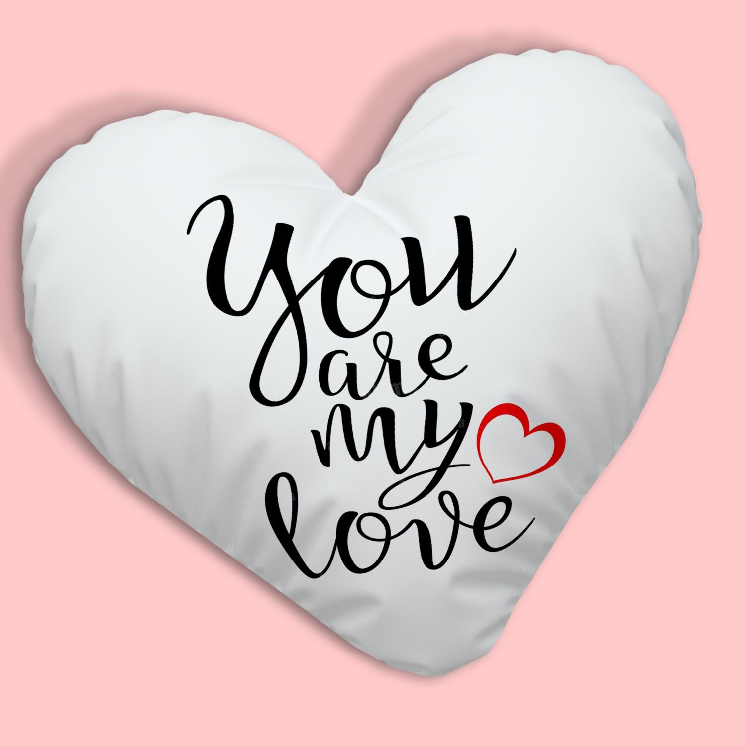 Cuscino personalizzato a forma di cuore - cuscino personalizzato con imbottitura - personalizza con foto , testi o loghi - 100% made in italy