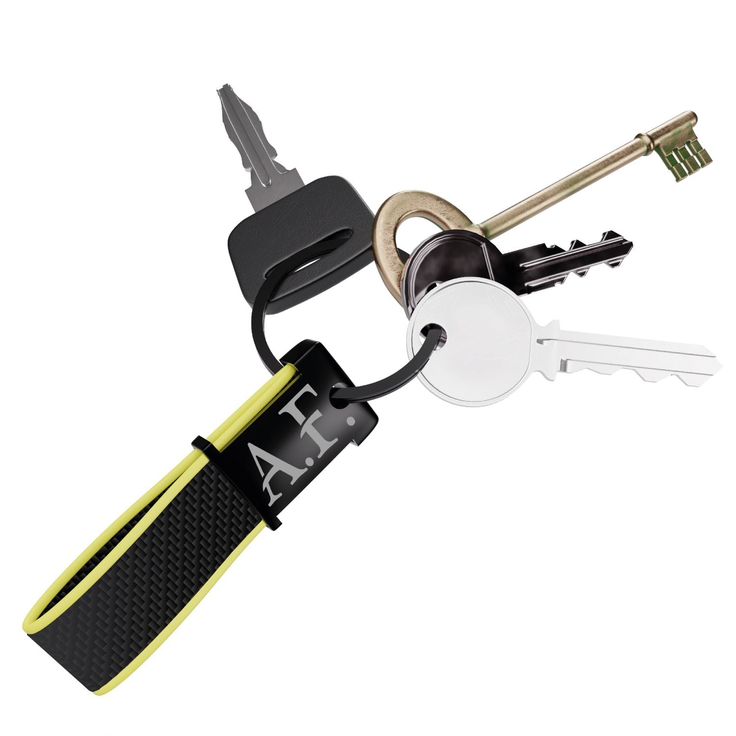Portachiavi personalizzato uomo   donna - portachiavi personalizzabile per auto , casa    ideale per regalo , lavoro e uso quotidiano - 100% Made in Italy
