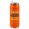Borraccia Termica Personalizzabile 500ml in Acciaio Inox Lucido  Stampa Digitale UV Nome, Logo o Immagine  Mantiene 6H Caldo e 12H Freddo  Design Tipo Lattina, Riutilizzabile ed Eco-Friendly