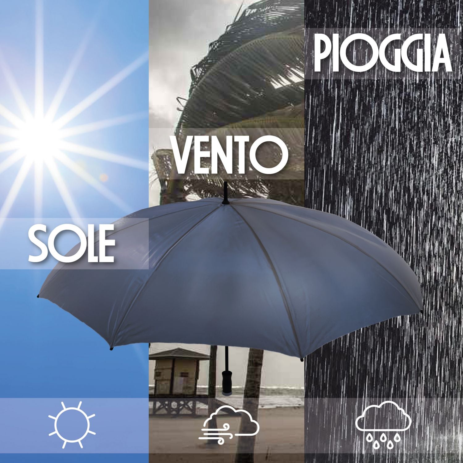 Ombrello personalizzato - Personalizza Ora con immagini , testi e o loghi - ideale per regali , uso quotidiano e aziendale
