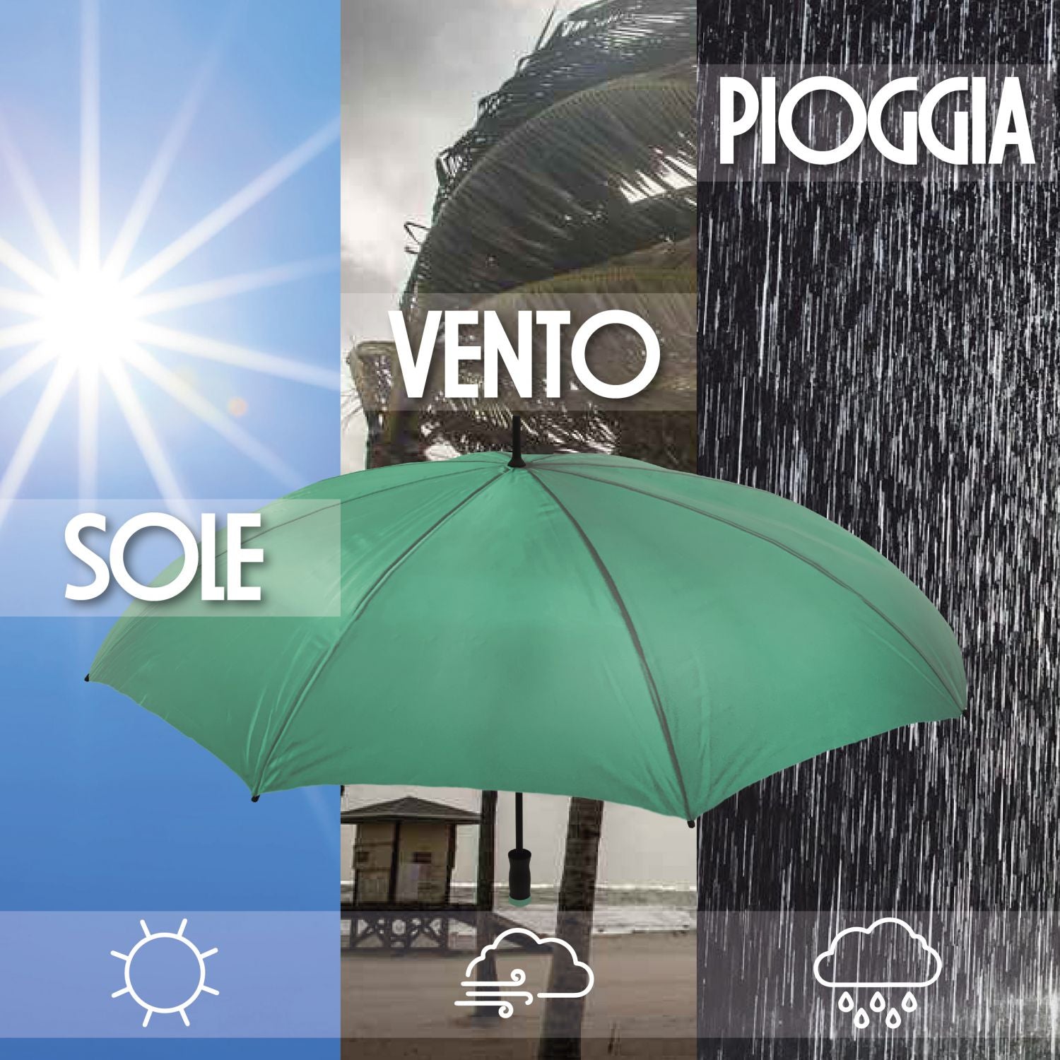 Ombrello personalizzato - Personalizza Ora con immagini , testi e o loghi - ideale per regali , uso quotidiano e aziendale