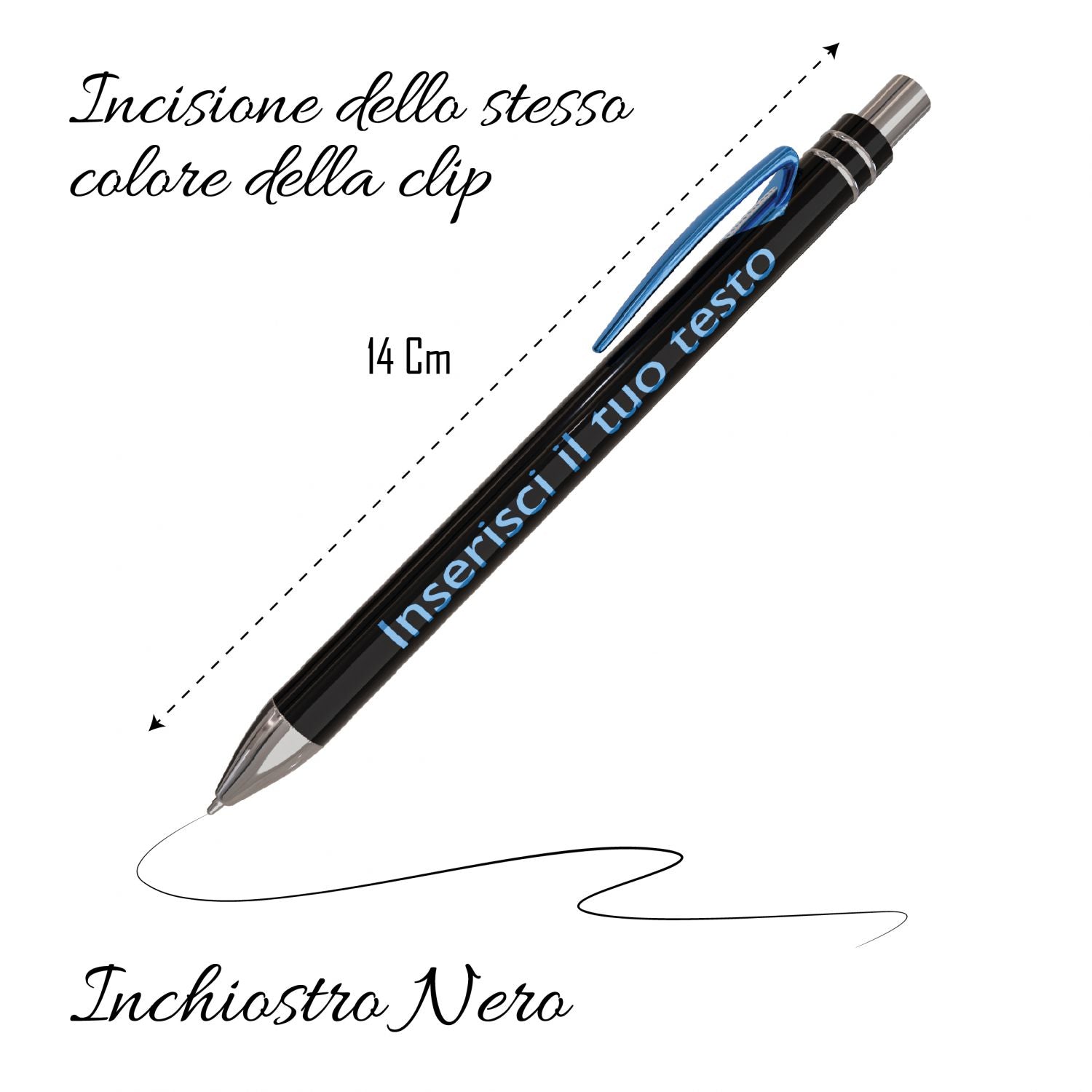 Penna Personalizzata con incisione laser - Personalizza Ora la tua penna a sfera con incisione laser - ideale per azienda , fiere , inaugurazioni e regali promo