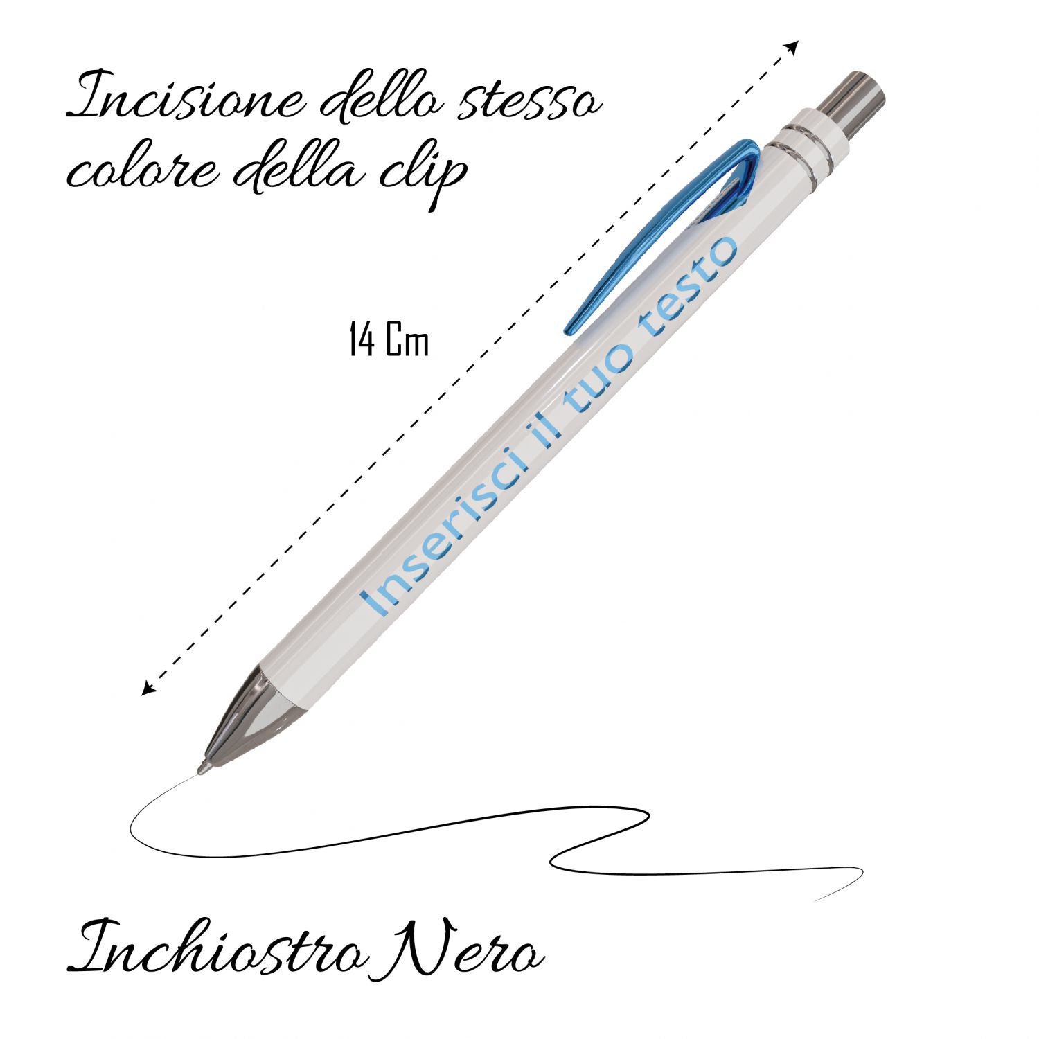 Penna Personalizzata con incisione laser - Personalizza Ora la tua penna a sfera con incisione laser - ideale per azienda , fiere , inaugurazioni e regali promo