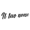Scritta in plexiglass personalizzata 30-40-50-75 cm - nome in plexiglass specchiato personalizzato - Altezza massima 15cm spessore 3 mm - 100% made in Italy