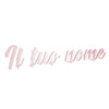 Scritta in plexiglass personalizzata 30-40-50-75 cm - nome in plexiglass specchiato personalizzato - Altezza massima 15cm spessore 3 mm - 100% made in Italy