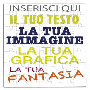 Puzzle Personalizzato 90 pezzi Con foto , testo o logo - Puzzle Personalizzabile - Idea Regalo per feste e Compleanni - 20x28,5 192 pezzi - 100% Made in Italy