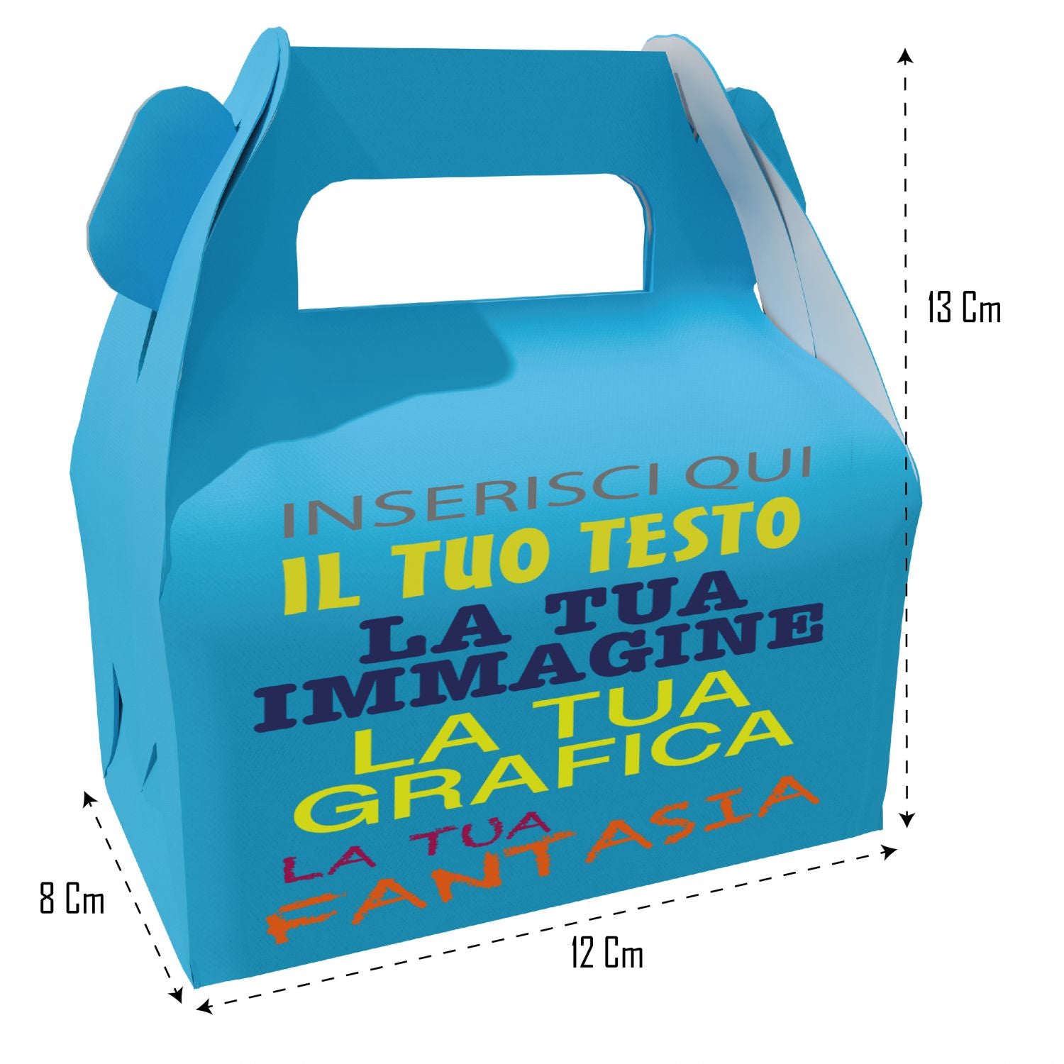 Gruppo Veneziano-24pz scatolina compleanno personalizzata - scatolina per compleanno personalizzabile con testi-loghi e o immagini - 100% Made in Italy