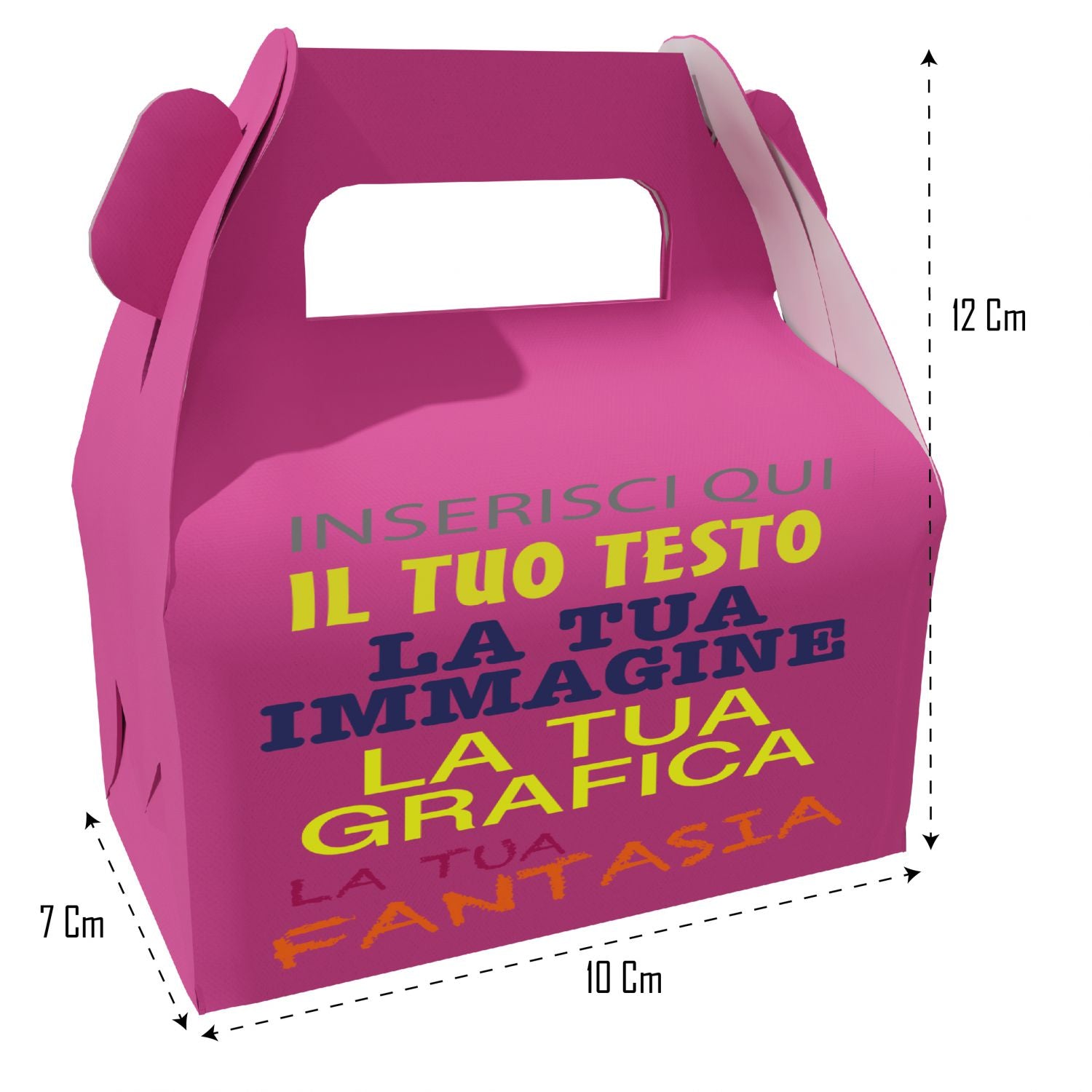 Gruppo Veneziano-24pz scatolina compleanno personalizzata - scatolina per compleanno personalizzabile con testi-loghi e o immagini - 100% Made in Italy