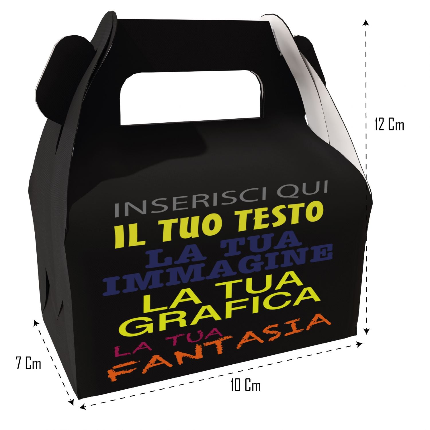 Gruppo Veneziano-24pz scatolina compleanno personalizzata - scatolina per compleanno personalizzabile con testi-loghi e o immagini - 100% Made in Italy