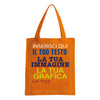 Shopper Personalizzata 100% cotone 140gr mq - Shopper Personalizzabile 39x41 - manici lunghi e comfort - 100% Made in Italy