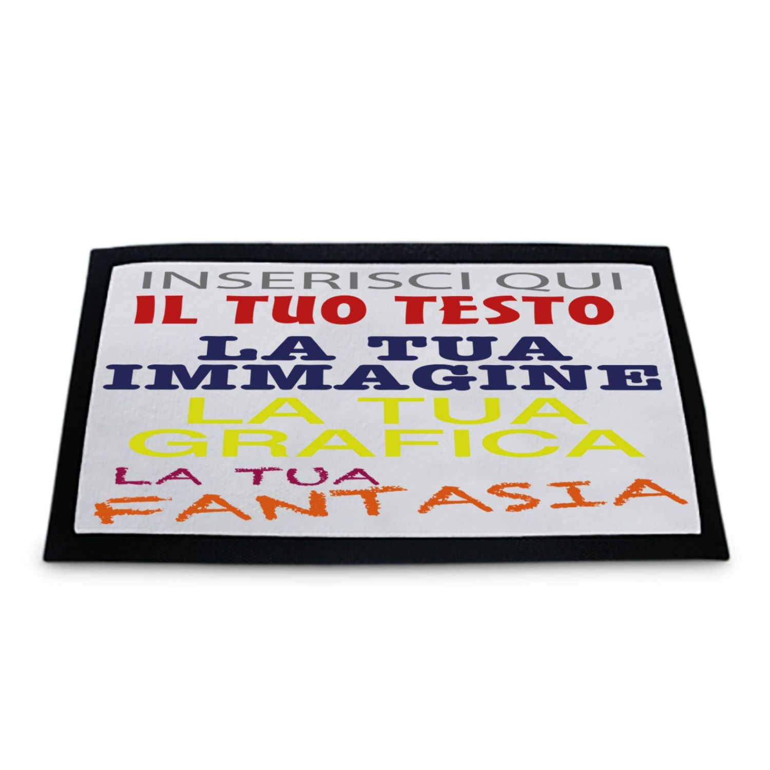 Zerbino personalizzato per interno ed esterno 70x50 - personalizza ora il tuo zerbino con testo, loghi o immagini
