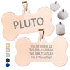 Targhetta personalizzata - incisione laser - ciondolo personalizzato - portachiavi personalizzato - Medagliette per Cani e Gatti Personalizzate - Pendente con Testo, ideale come regalo Made in Italy