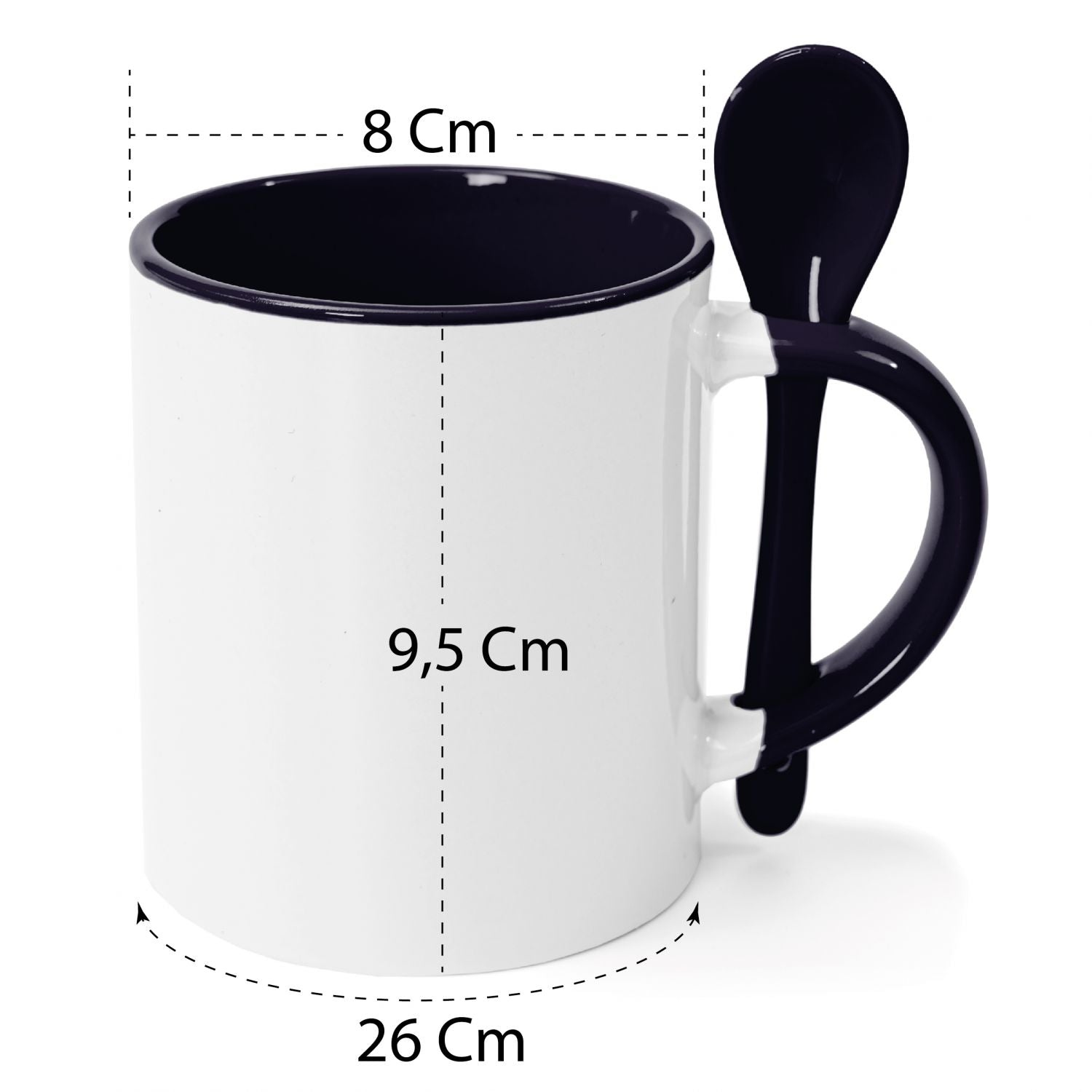Tazza in ceramica personalizzata - personalizza la tua tazza con testi , loghi , grafiche , immagini e tanto altro - ideale per regalo e altro - 100% Made in Italy.