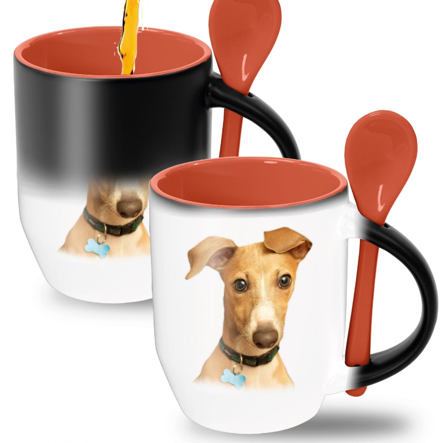 Tazza magica personalizzata con foto , testo o logo - Tazza Termica Personalizzabile - ideale per feste , compleanni e occasioni - 100% made in italy