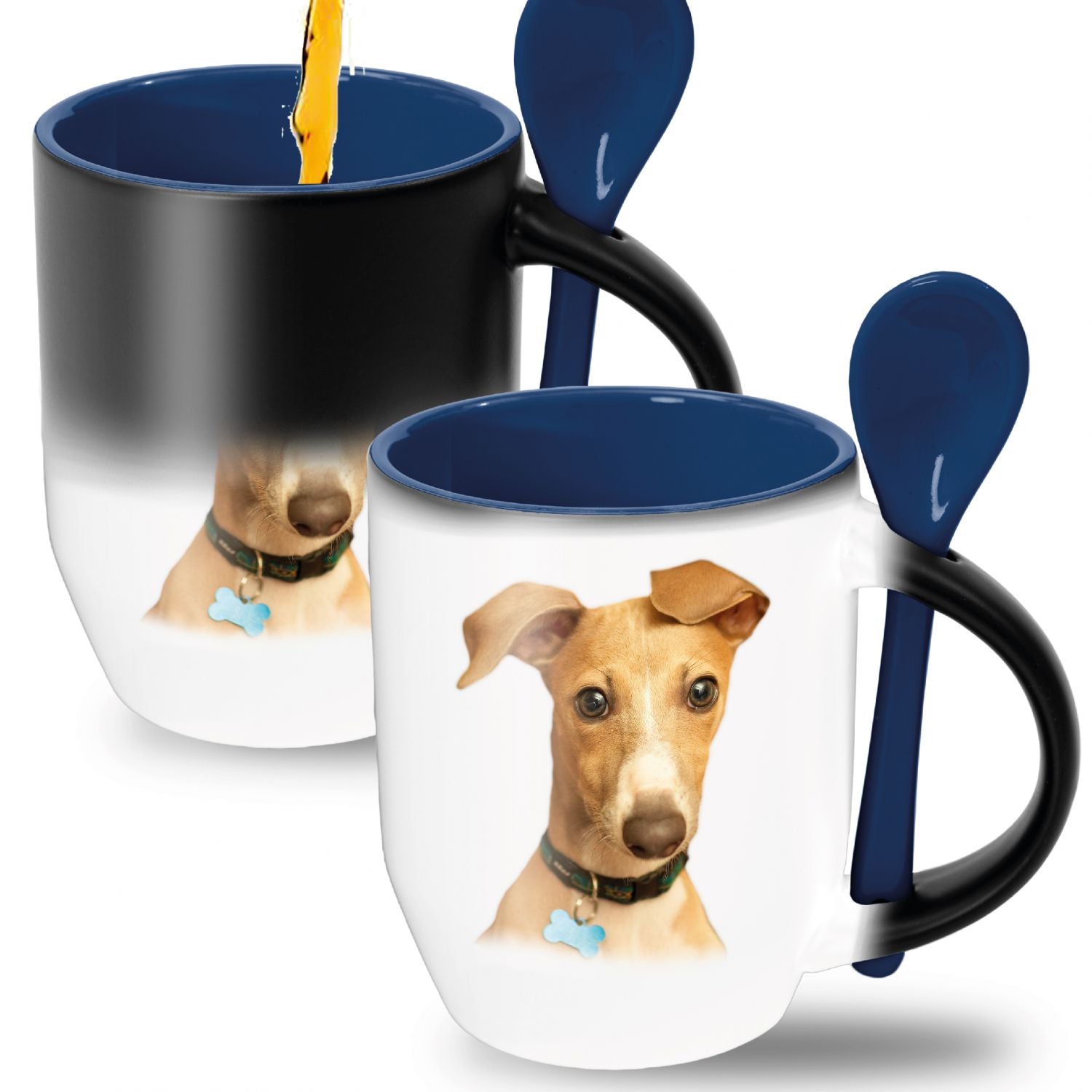 Tazza magica personalizzata con foto , testo o logo - Tazza Termica Personalizzabile - ideale per feste , compleanni e occasioni - 100% made in italy