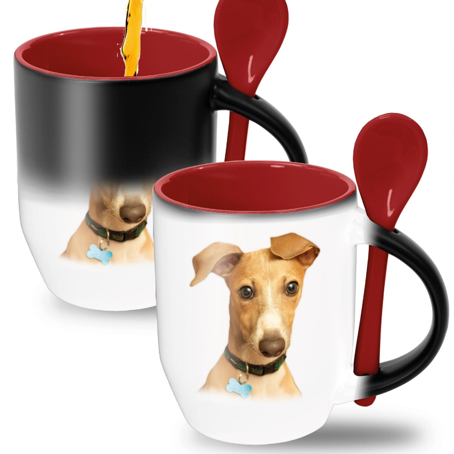 Tazza magica personalizzata con foto , testo o logo - Tazza Termica Personalizzabile - ideale per feste , compleanni e occasioni - 100% made in italy
