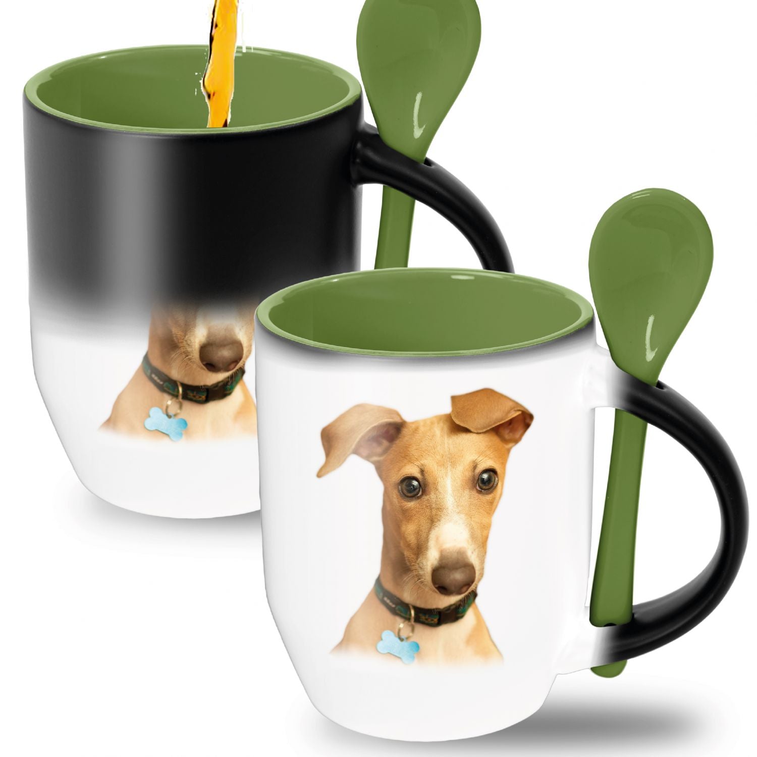 Tazza magica personalizzata con foto , testo o logo - Tazza Termica Personalizzabile - ideale per feste , compleanni e occasioni - 100% made in italy