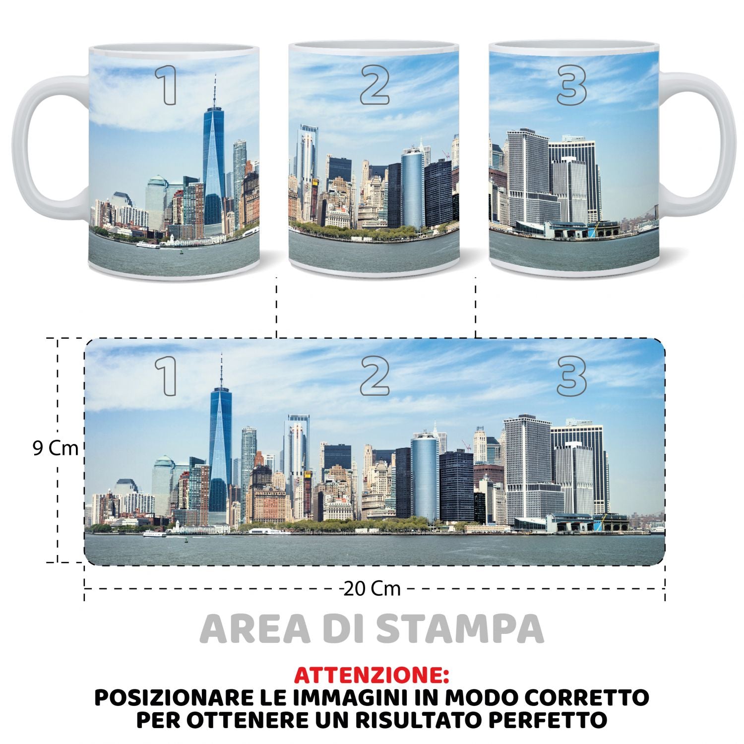 Tazza magica personalizzata con foto , testo o logo - Tazza Termica Personalizzabile - ideale per feste , compleanni e occasioni - 100% made in italy