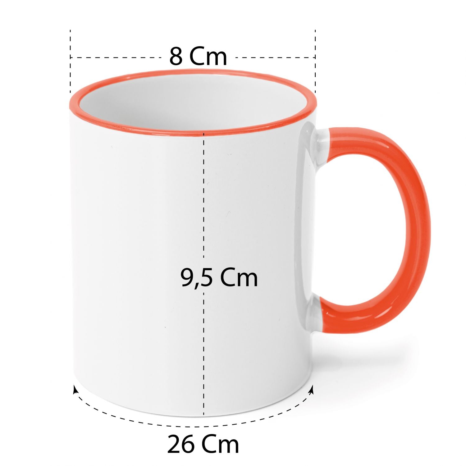 Tazza in ceramica personalizzata - personalizza la tua tazza con testi , loghi , grafiche , immagini e tanto altro - ideale per regalo e altro - 100% Made in Italy.