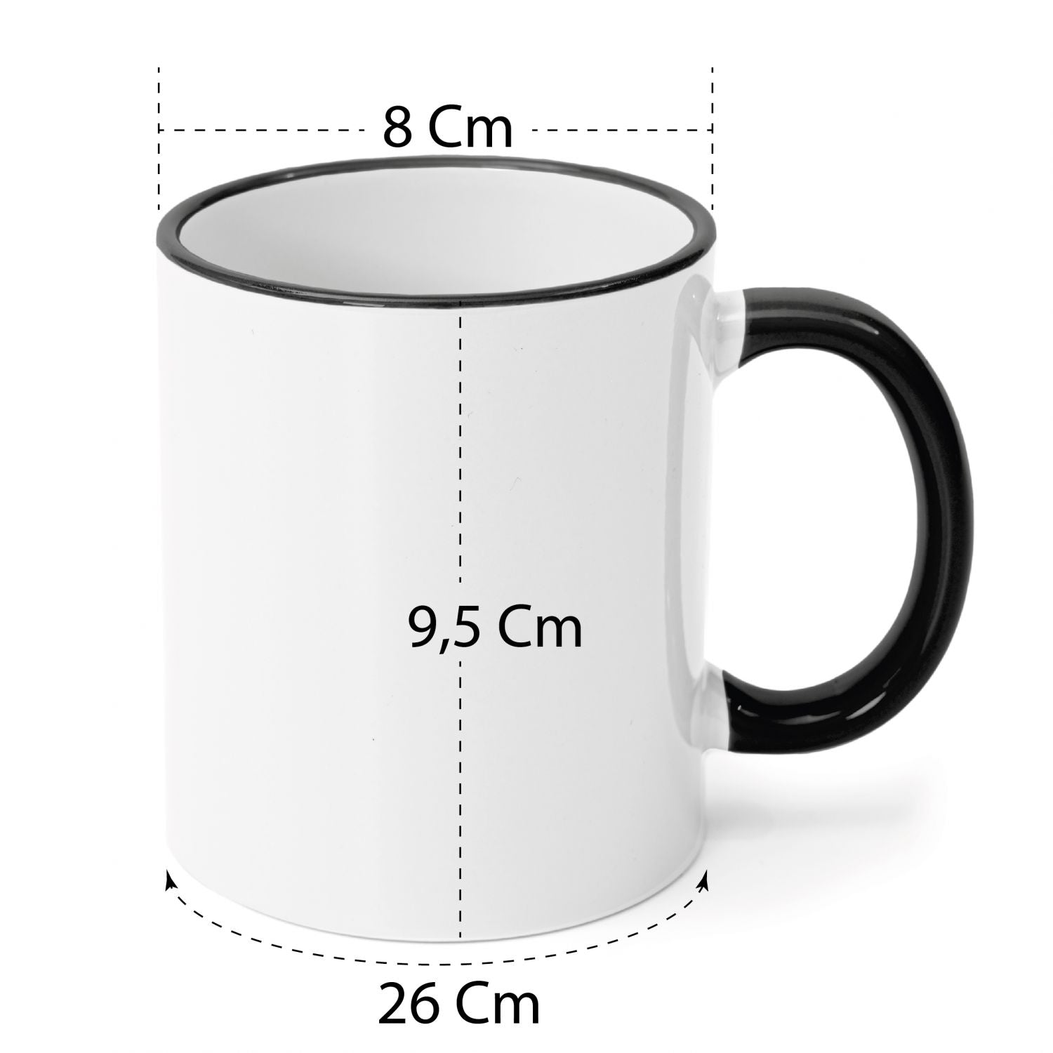 Tazza in ceramica personalizzata - personalizza la tua tazza con testi , loghi , grafiche , immagini e tanto altro - ideale per regalo e altro - 100% Made in Italy.